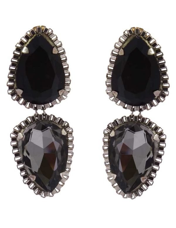 Crystal Blackberry earrings (RJE107)-0