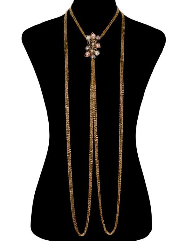 Pearly Floral Bodychain (RJMBJ70)-1978