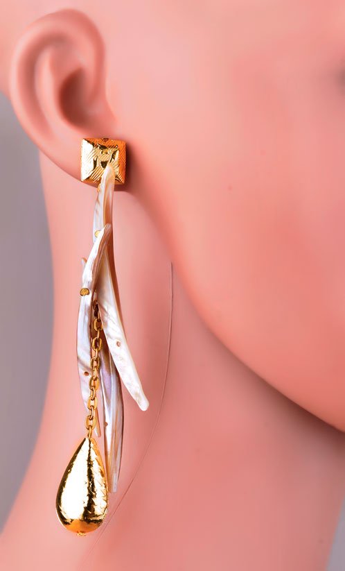 MOP Stick Earrings (RJE420)-0