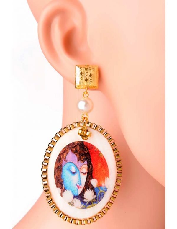 Divine Krishna Earrings (RJE538)-0