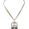 Skull Inspired Necklace (RJMN14)-2298