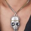 Skull Inspired Necklace (RJMN14)-0