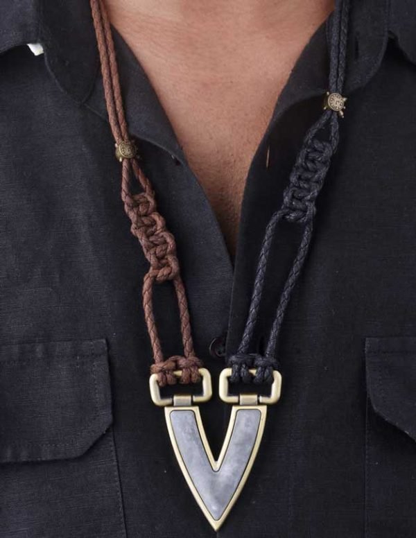 Warrior Vest necklace (RJMN9)-2292