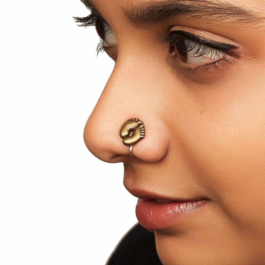 Beautiful Simple and Traditional Nose Rings for Modern Indian